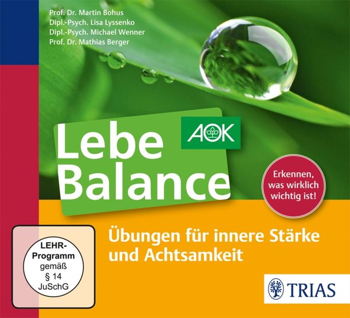 Produktbild Lebe Balance Audio-CD (Martin Bohus, Michael Wenner, Lisa Lyssenko, Mathias Berger, Magdalene Artelt, Deutsch)