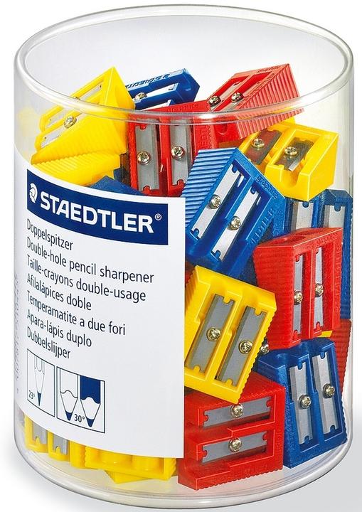 Produktbild Staedtler Doppel-Spitzer, aus Kunststoff, 50er Dose für normale Bleistifte bis 8,2 mm Durchmesser und dicke