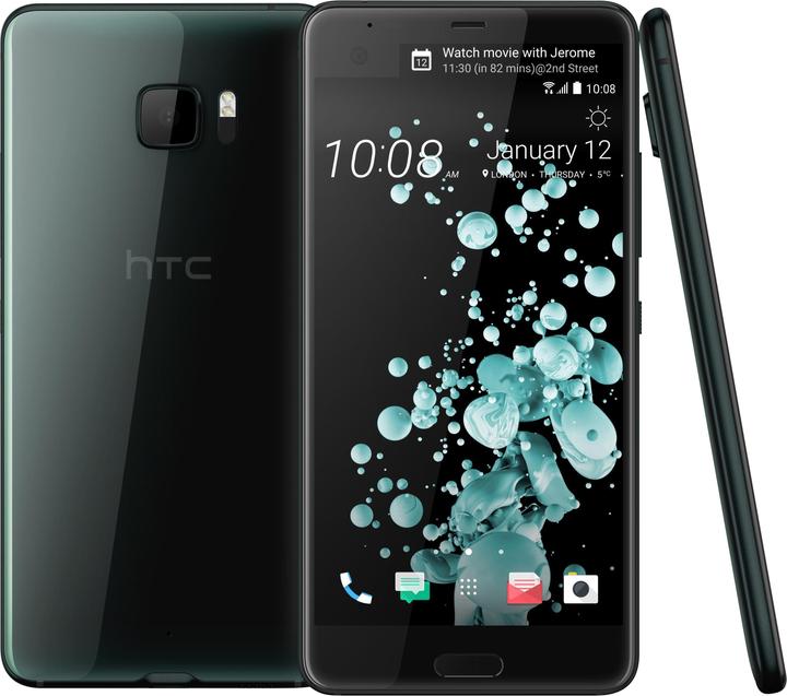 HTC U Ultra (64 GB, Brilliant Black, 5.70", Single SIM, 12 Mpx, 4G)