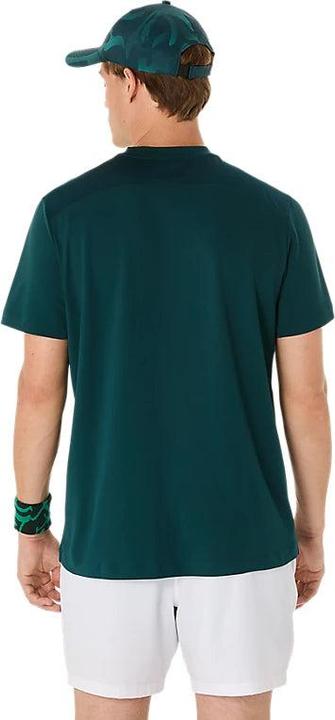 Actual product image ASICS Performance Asics Court Ss Top Saxon Green Man (XL)