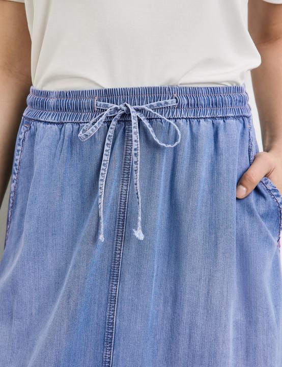 Produktbild Gerry Weber Jeansrock in A-Linie Rock lang weit (48)