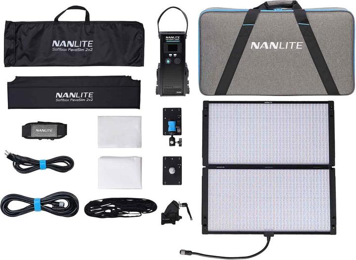 Produktbild Nanlite PavoSlim 240C RGBWW LED Panel (Studioleuchte, Videoleuchte, Flächenleuchte)