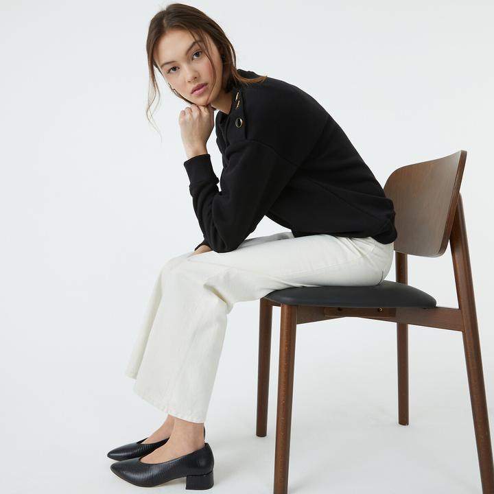 Produktbild La Redoute Collections Sweatjacke mit rundem Ausschnitt (XL)