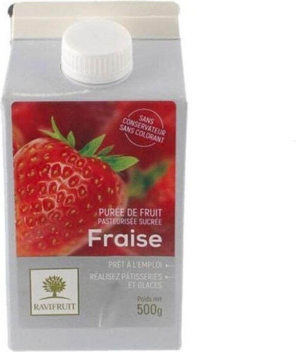 Image du produit Ravifruit Purée de fruits - Fraise 500g