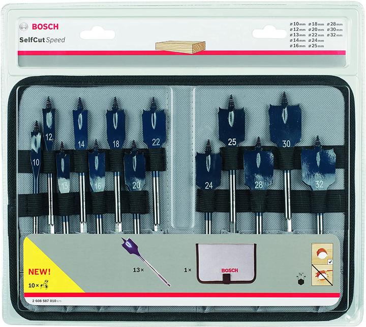 Produktbild Bosch Professional Zubehör Self Cut S (10.0, 30, 18.0 mm, 13.0 mm, 12.0 mm, 16.0 mm, 22.0 mm, 25.0 cm, 14.0 mm, 24.0 mm, 20.0 cm, 32.0 Millimeter)
