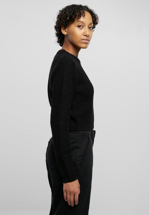 Actual product image Urban Classics Ladies Short Waffle Sweater (5XL)
