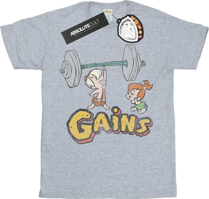 The Flintstones Bam Bam Gains Distressed TShirt Jungen