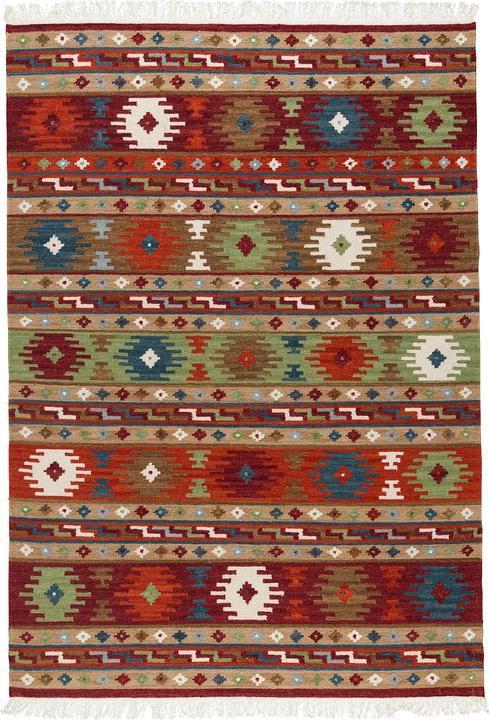 Produktbild Theko Natur Teppich Kelim Sumak Modern (140 x 200 cm)