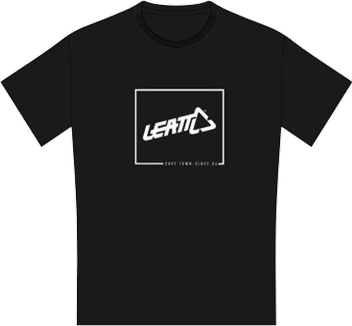Leatt T-shirt blk/white promo L (L)