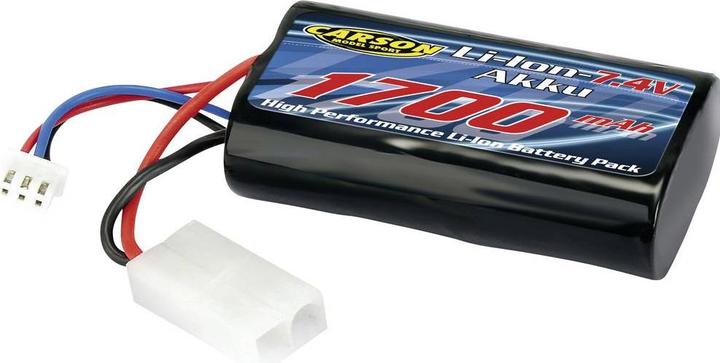 Actual product image Carson LiPo Pack Li-Ion Battery 7.4V/1700 mAh (7.40 V, 1700 mAh)