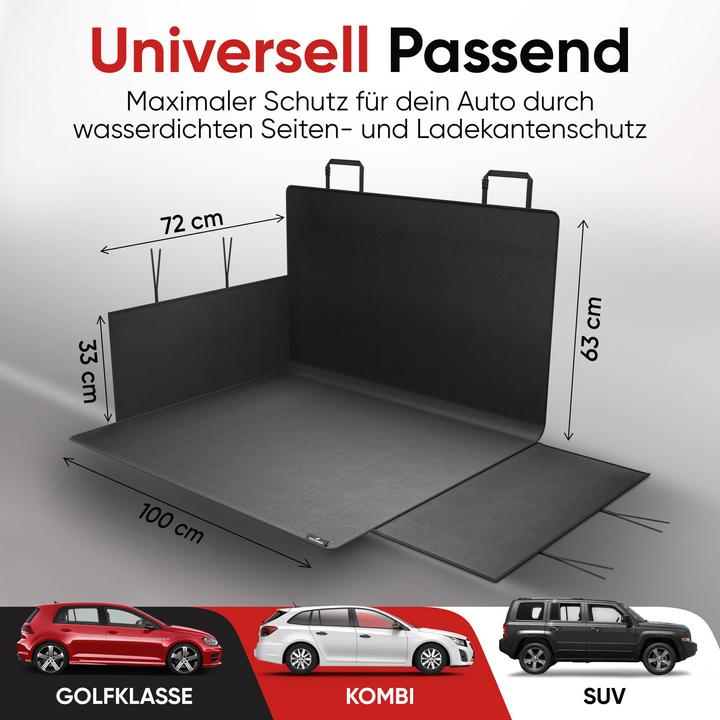 Produktbild Walser Hunde- und Mehrzweckdecke Cäsar 80 x 110 cm, anthrazit (Hund, Waschbar, Faltbar)