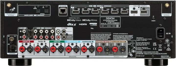 Produktbild Denon AVR-X2800H (7.2 Kanal, DAB, AM, FM)