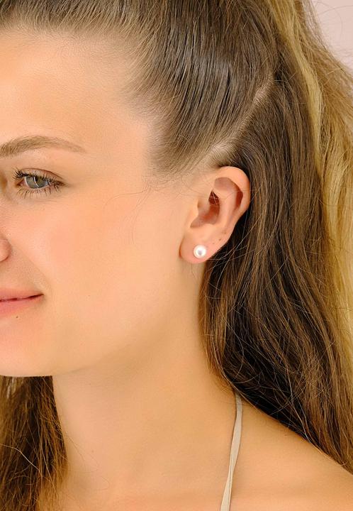 Image du produit Muau Boucles d'oreilles (750 Perle d'eau douce)