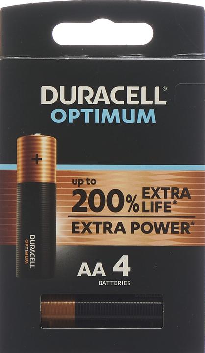 Duracell Optimum Pack de 4 piles AA (4 pcs, AA)