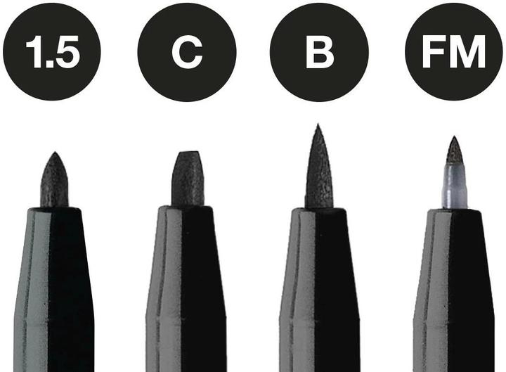 Produktbild Faber-Castell Pitt Artist (Schwarz, 4 x)
