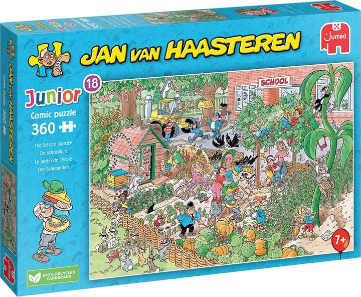 Actual product image Jan van Haasteren Junior - The school garden, 360st. (360 pieces)