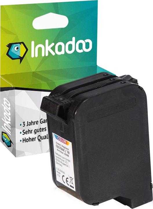 Produktbild Inkadoo Druckerpatronen kompatibel zu HP C6578AE / 78 Druckkopfpatrone, color Farbe (Color)