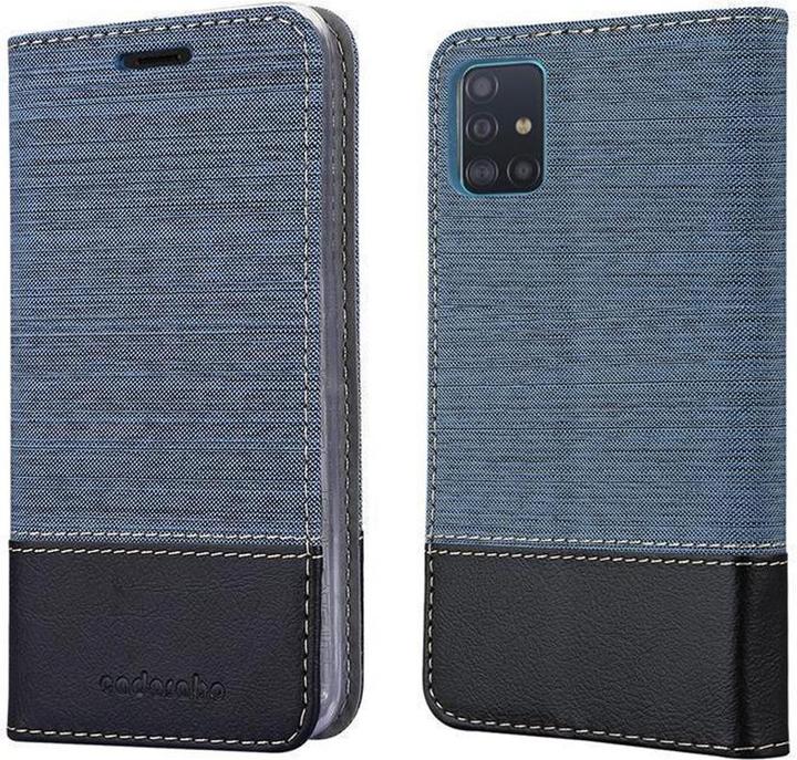 Produktbild Cadorabo Book Jeans Optik Cover (Samsung Galaxy A51 5G)