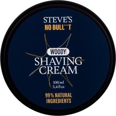 Steve´s No Bull***t Woody Shaving Cream (100 ml, Rasiercreme)