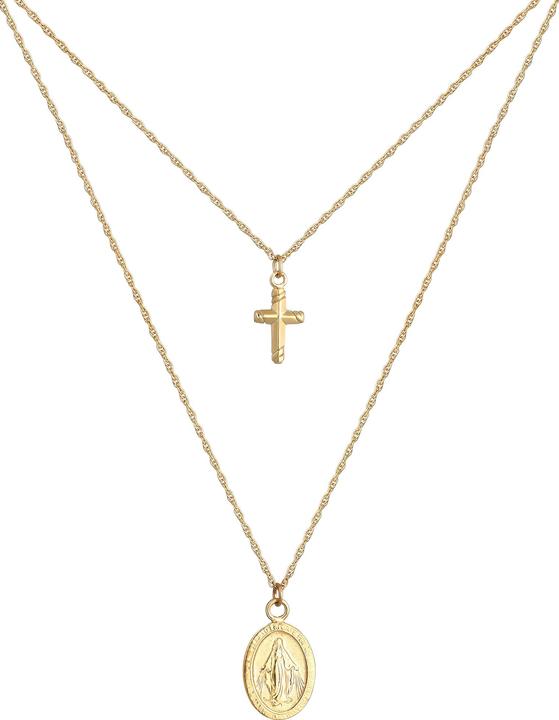 Immagine prodotto Elli Croce, strato, immagine di Maria (Argento 925, 40 cm)
