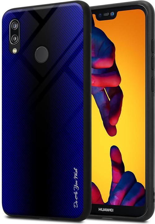 Productafbeelding Cadorabo TPU gestreepte glasplaat (Huawei Nova 3E)