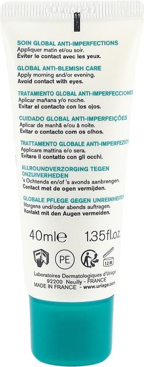 Image du produit Uriage Hyséac 3-Regul+ soin global (Crème pour le corps, 40 ml)