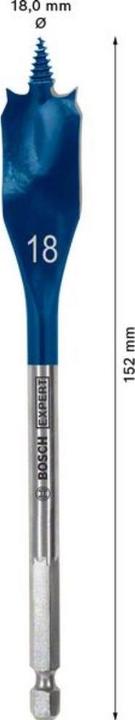 Actual product image Bosch Professional Zubehör Expert SelfCut Speed flat milling drill, 18 x 152 mm (18 millimetres)