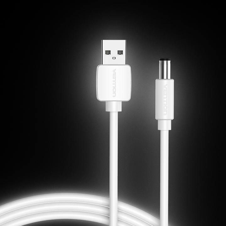 Actual product image Vention USB A – DC 5.5mm (1.50 m)