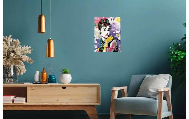 Produktbild Ravensburger CreArt - Malen nach Zahlen 25526 - ART Collection: Audrey Hepburn - ab 14 Jahren