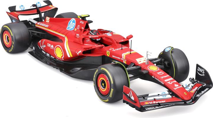Actual product image Bburago Ferrari F1 SF-24 1/18 Sainz 2024