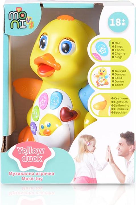 Actual product image Moni Baby music toy yellow duck 808