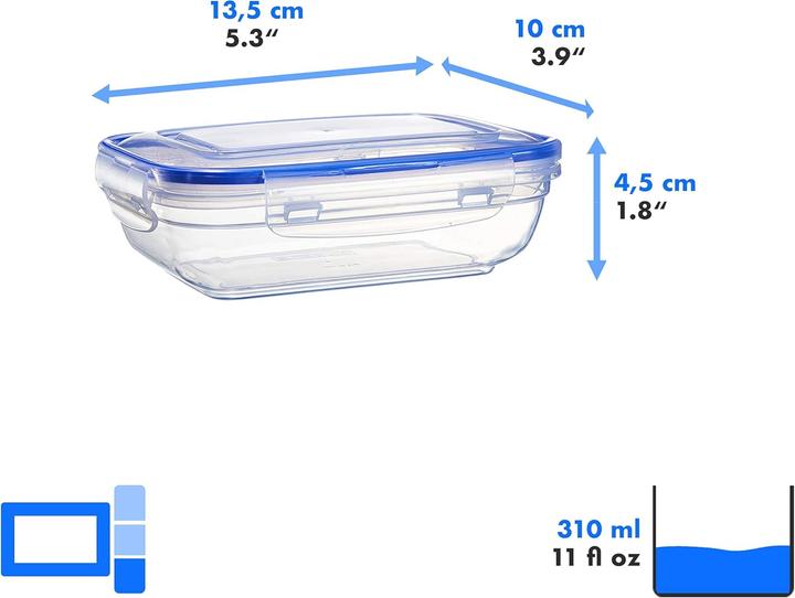 Produktbild Grizzly 8er-Set Frischhaltedosen (0.31 l)