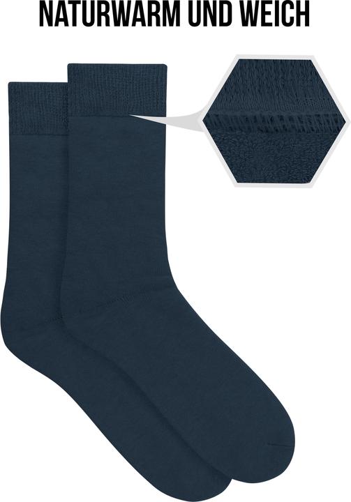 Actual product image Normani 3 Pair Alpaca Full Plush Socks (pack of 3, 47 - 50)