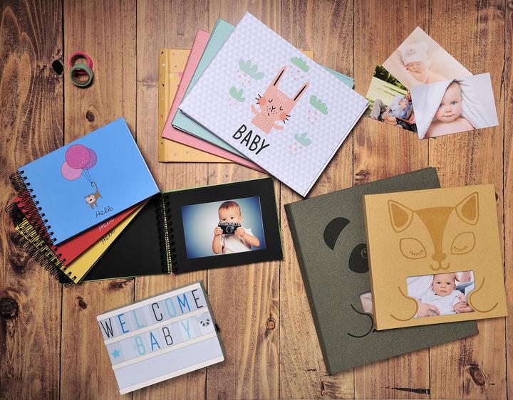 Produktbild Exacompta Fotobuch Baby 28,5x22 cm Grün