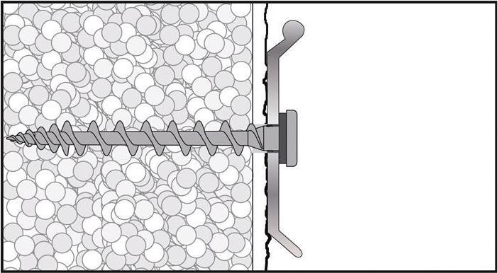 Produktbild Celo Isolierplattenschraube IPS 80 Länge 80 mm signalweiss (50 Schrauben pro Stück)