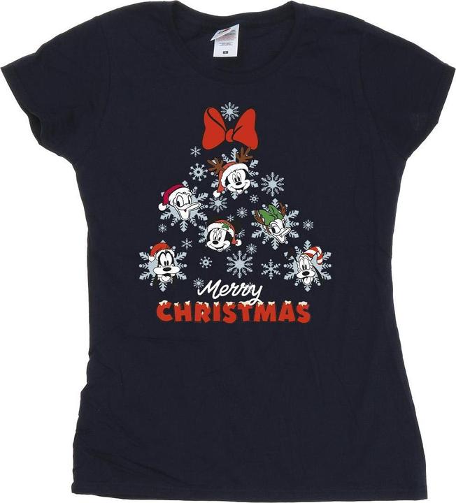 Disney Mickey Mouse And Friends Christmas Tree TShirt (S)