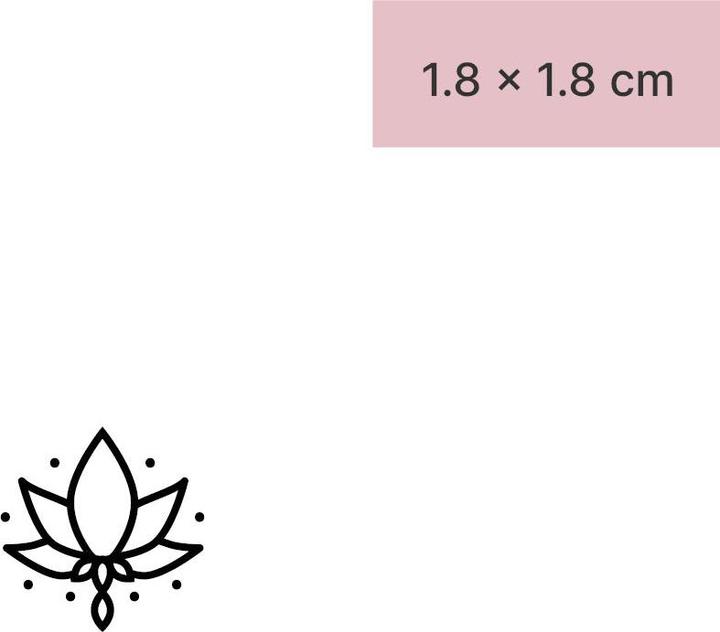 Image du produit minink Tatouage temporaire - Lotus