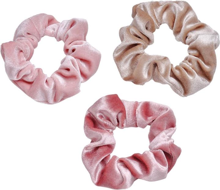 Trisa Body Mind and Soul Scrunchie Yoga Samt Rosa (Haargummi)