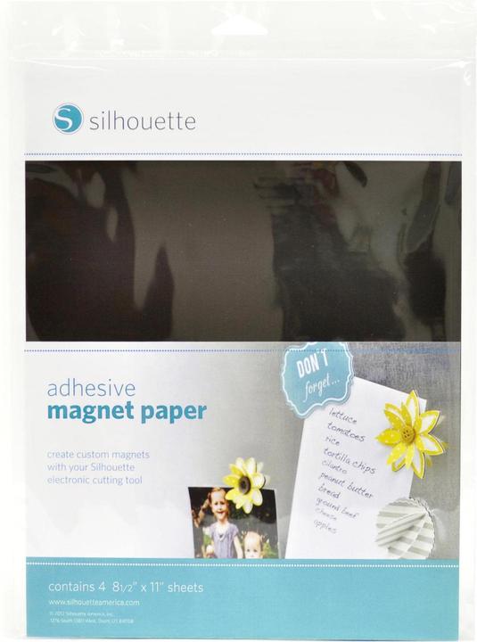 Actual product image Silhouette Adhesive Magnet Paper