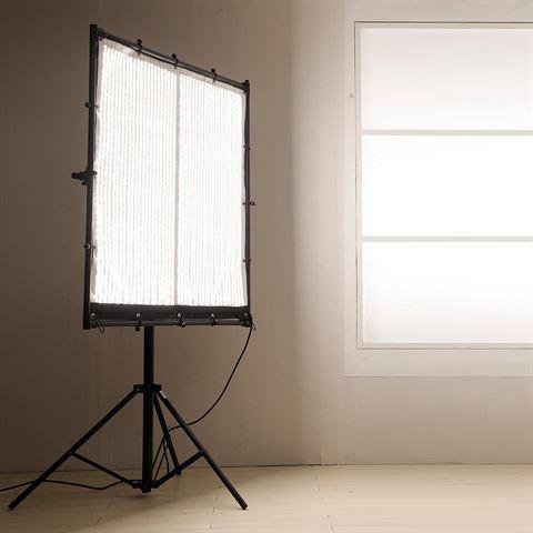 Actual product image Falcon Eyes flexible LED Panel RGB RX-7120 121X121cm