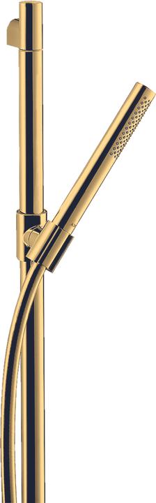 Produktbild hansgrohe Brauseset AXOR STARCK m 1jet Stabhandbr. polished gold optic (8 l/min)
