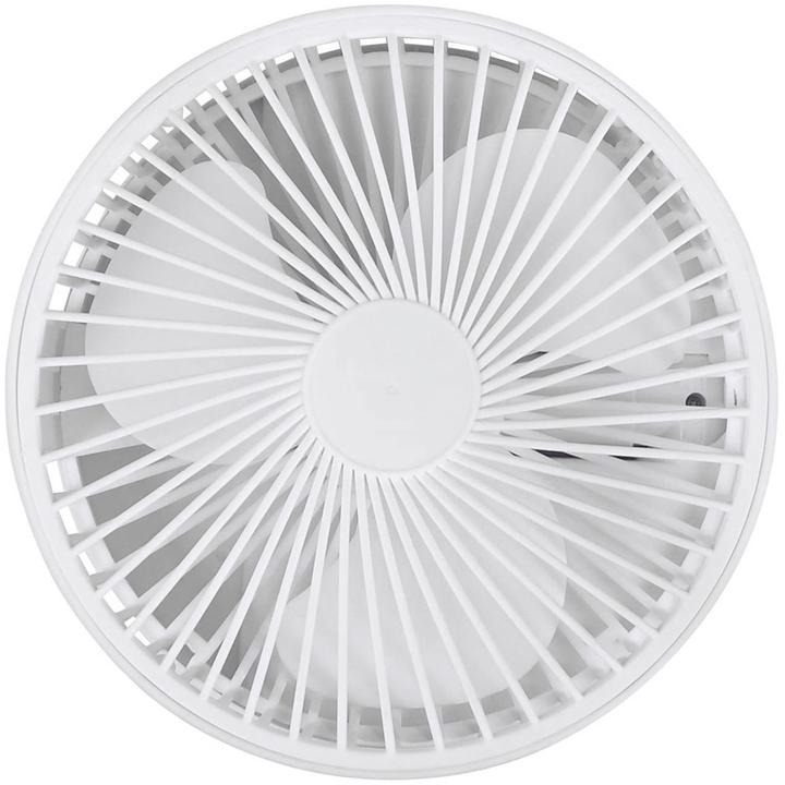 Produktbild Benson 2er-Set Akku-Tischventilator, klappbar, mit Handyhalterung, weiss