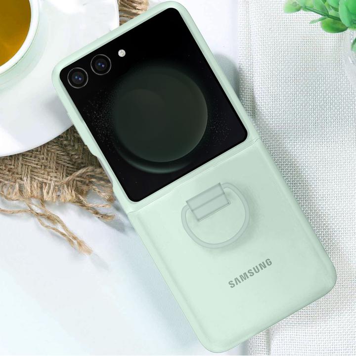 Immagine prodotto Samsung Custodia in silicone con anello (Samsung Galaxy Z Flip5)