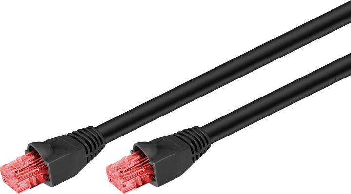 Produktbild Goobay CAT 6 Outdoor-Patchkabel, U/UTP, Schwarz, 40 m (U/UTP, CAT6, 40 m)
