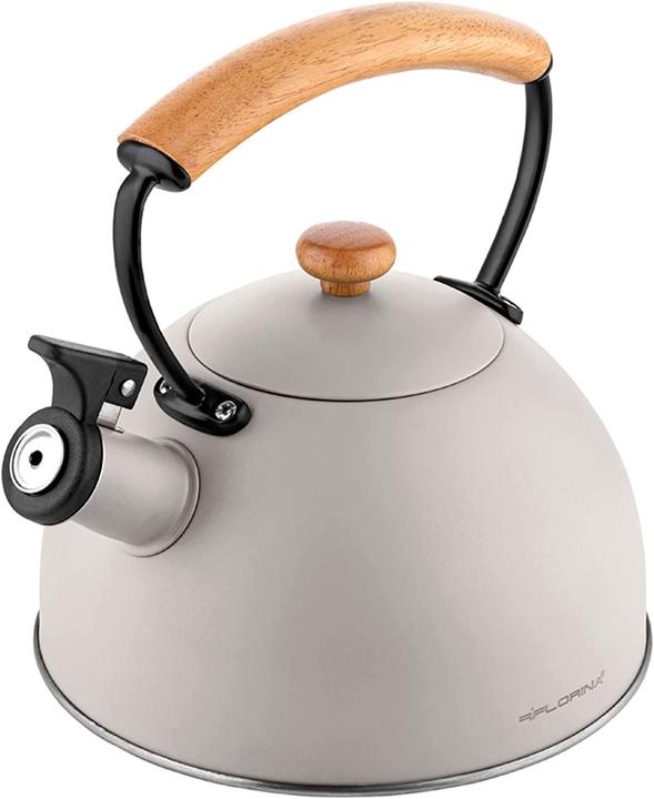 Produktbild Florin Edelstahl-Induktions- und Gas-Wasserkocher Natura Line 2,3 l grau (2.30 l)