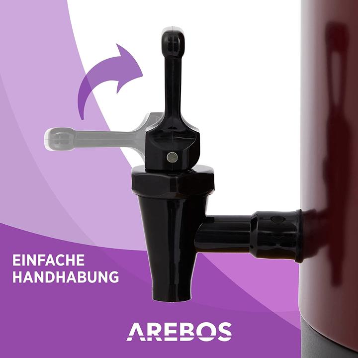 Actual product image Arebos Automatic Preserving Cooker 1800 W 28L in Red (28 l)