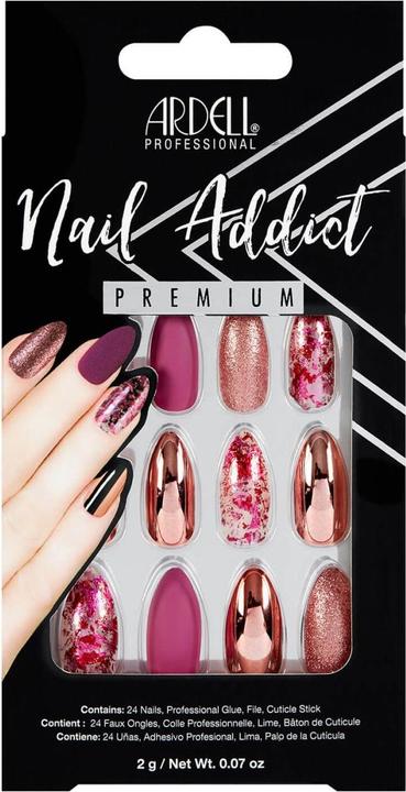 Ardell Nail Addict - Nail Addict Chrome Pink Foil (Nagelutensil, Pink)