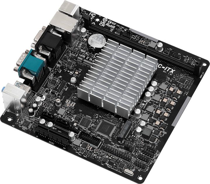 Produktbild AsRock N100DC-ITX (NA (integrated CPU), Intel SoC, Mini-ITX)
