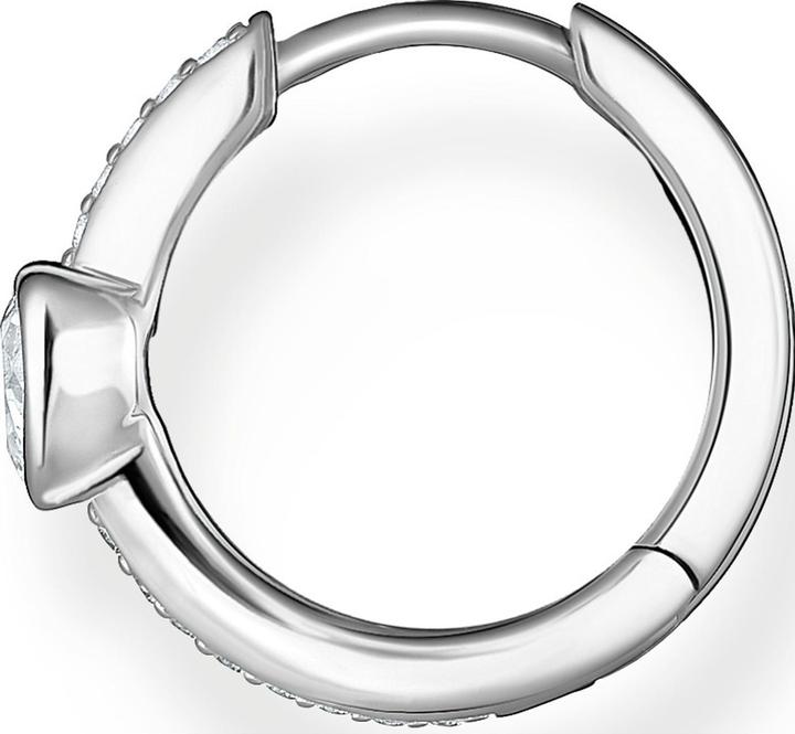 Immagine prodotto Thomas Sabo Creola singola con cuore e pietre bianche Argento (Argento 925)