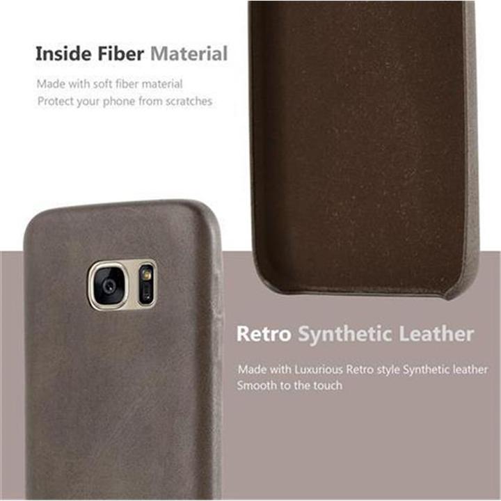 Immagine prodotto Cadorabo Copertina rigida in similpelle con struttura (Samsung Galaxy S7)
